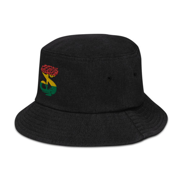 StoneTribe "Rasta S" Denim Bucket Hat - Image 3