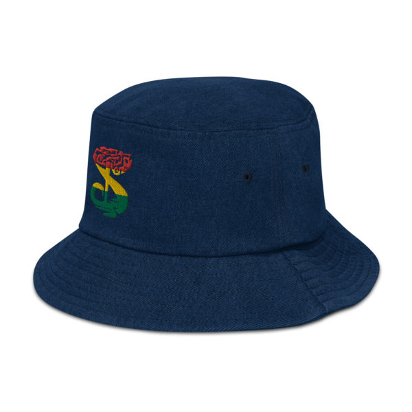 StoneTribe "Rasta S" Denim Bucket Hat - Image 5