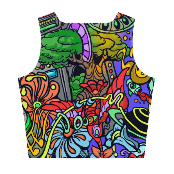 StoneTribe Limited Release Full Print Crop Top "Sync or Swim" - Image 5